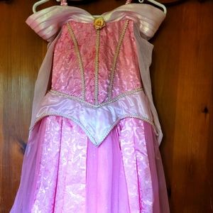 Girls Disney Sleeping Beauty (Aurora) princess dress- for Halloween or dress-up